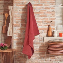 Torchon vaisselle couleur brique – Déco cuisine chaleureuse
