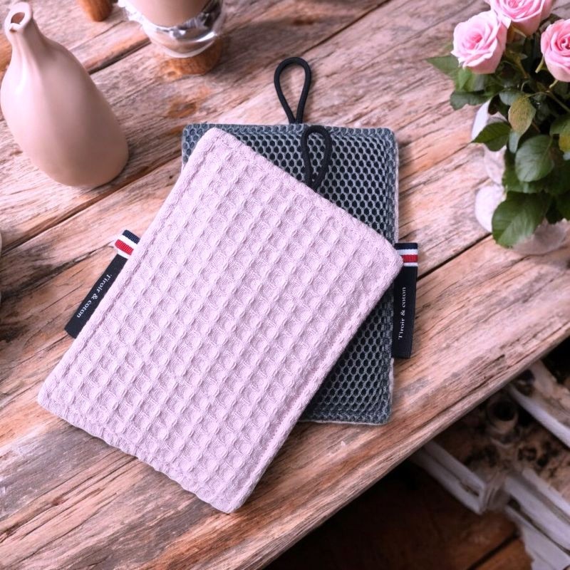 Eponge rose en nid d'abeille