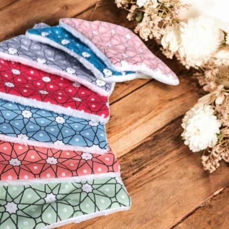 Lot de 7 lingettes motif étoiles