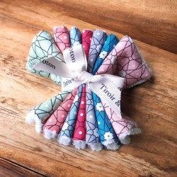 Lot de 7 lingettes motif étoiles