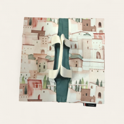 Sac à tarte maisons avec intérieur en tissu enduit pour transporter vos plats made in France