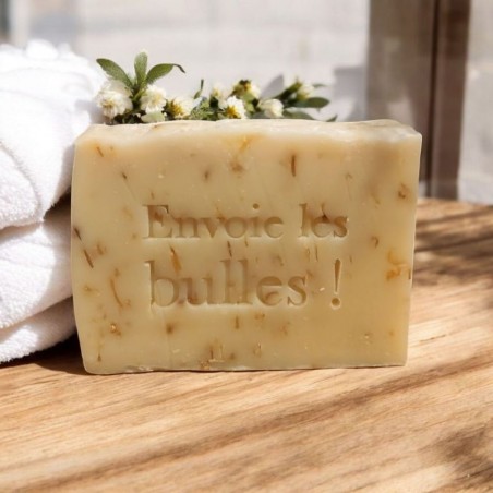 Savon artisanal surgras au calendula et au beurre de karité