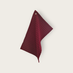 Essuie mains bordeaux
