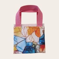 Sac à tarte vitrail Tiffany avec intérieur en tissu enduit pour transporter vos plats made in France