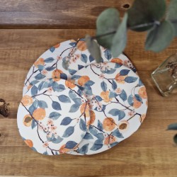 lot de 3 charlottes alimentaires lavables et réutilisables Abricots