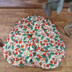 lot de 3 charlottes alimentaires lavables et réutilisables Cerises