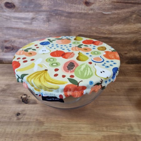 Charlottes alimentaires lavables et réutilisables de différentes tailles Tutti Frutti