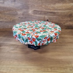 Charlottes alimentaires lavables et réutilisables de différentes tailles Cerises