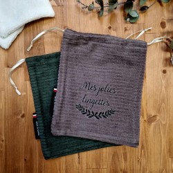 Pochon Mes jolies lingettes velours