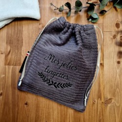 Pochon Mes jolies lingettes velours