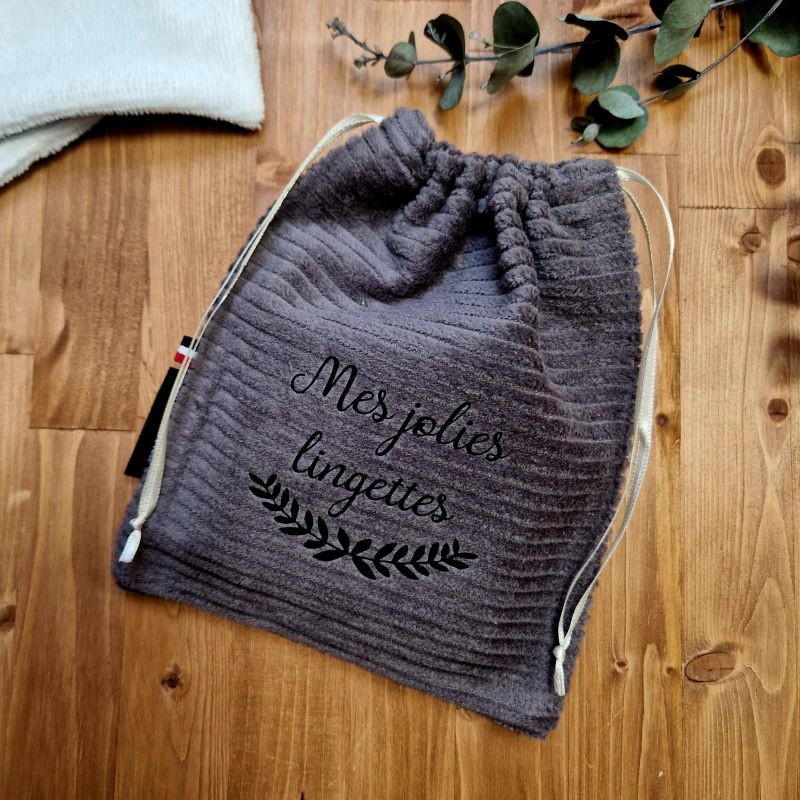 Pochon Mes jolies lingettes velours