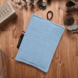 Eponge lavable made in France qui gratte mais ne raye pas bleu