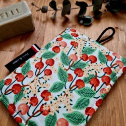 Eponge lavable made in France qui gratte mais ne raye pas cerises