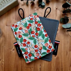 Eponge lavable made in France qui gratte mais ne raye pas cerises