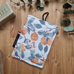 Eponge lavable made in France qui gratte mais ne raye pas abricots