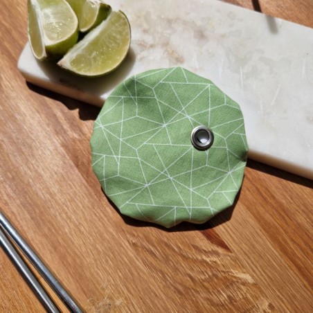 Couvre verre géométrique anti insectes avec oeillet