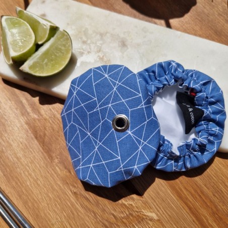 Couvre verre géométrique anti insectes avec oeillet