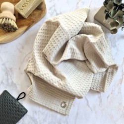 Essuie mains ultra absorbant, il ne peluche pas et sèche très vite