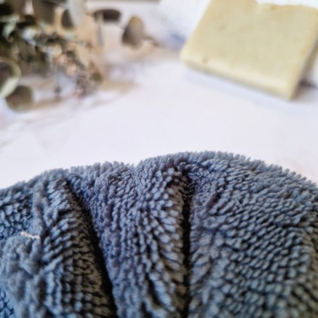 Éponge de bambou douce de la fleur de douche Ardoise