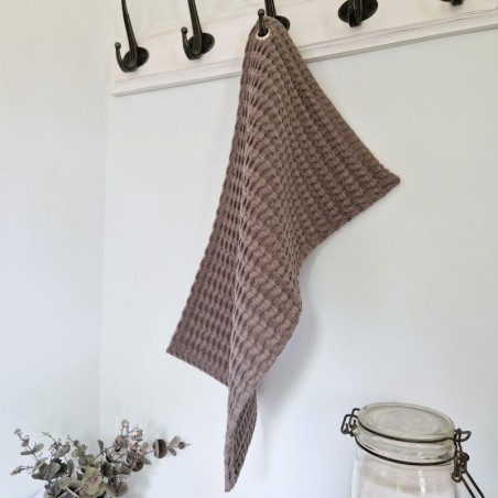 Essuie-mains Ardoise 30 × 50 cm suspendu grâce à son œillet, idéal près du lavabo