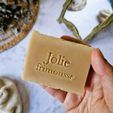 Savon Jolie frimousse avec son marquage artisanal